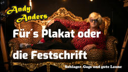 Für´s Plakat oder  die Festschrift